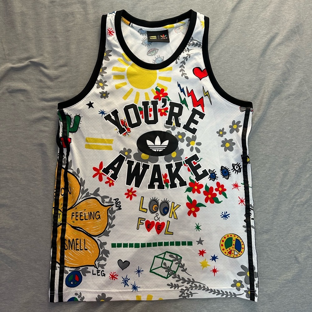 Pharrell Williams Adidas You’re Awake Collab Tank Jersey